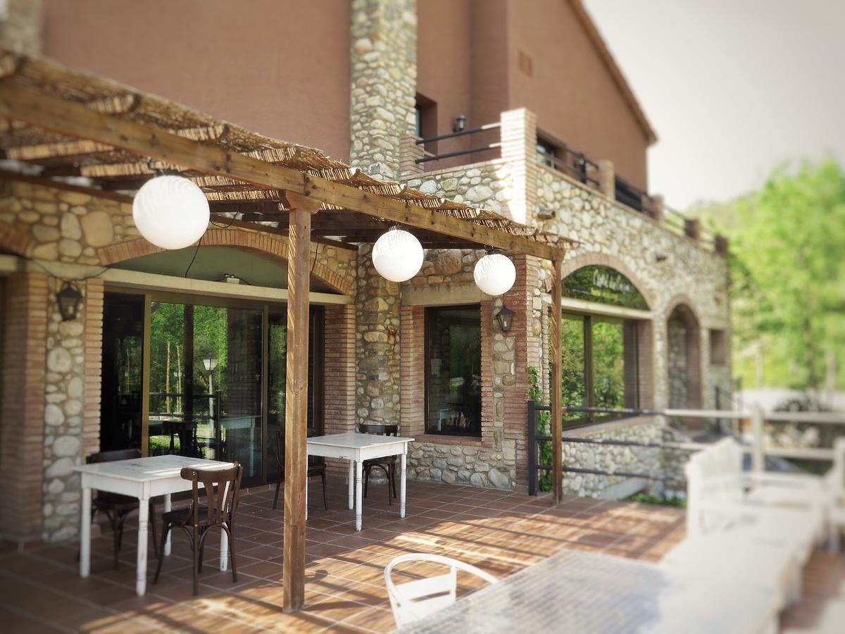 Hostal De L'Aigua Sant Llorenc de la Muga Bagian luar foto